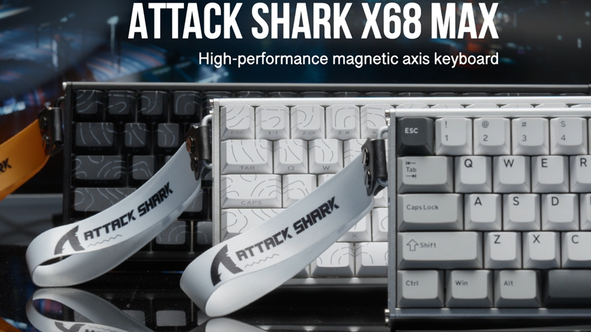 Amazon | 【フルアルミ製筐体】ATTACK SHARK X68MAX HE ラピッド